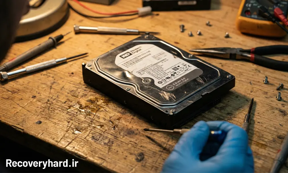 آیا هارد ضربه خورده قابل ریکاوری هست؟
