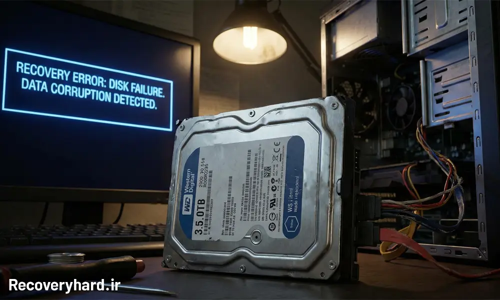 آیا هارد ضربه خورده قابل ریکاوری هست؟