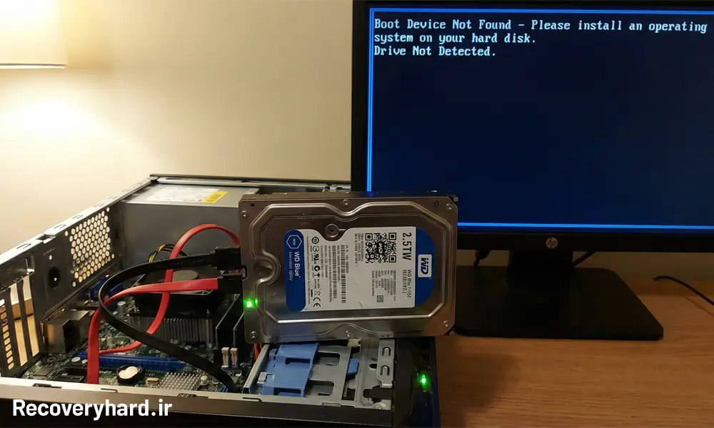 دلایل عدم شناسایی هارد در کامپیوتر