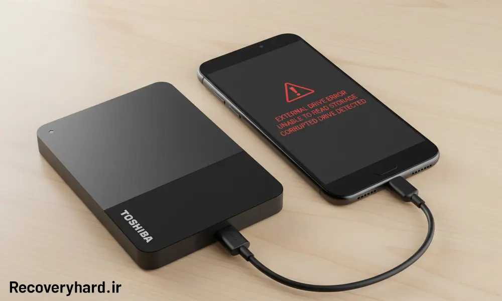 دلایل خرابی هارد اکسترنال بعد از اتصال به گوشی
