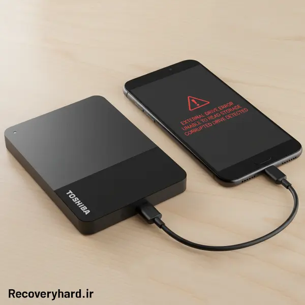 دلایل خرابی هارد اکسترنال بعد از اتصال به گوشی
