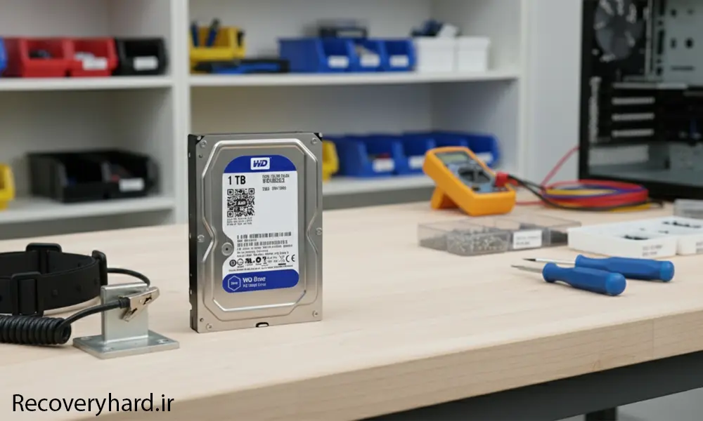 هارد شناسایی میشود ولی هنگ میکند