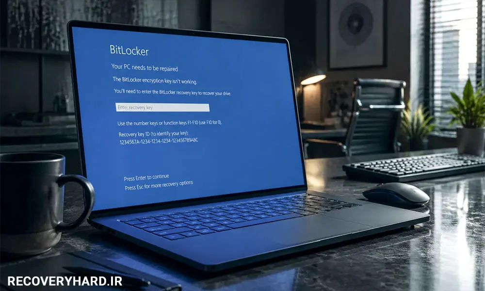 تعمیر و ریکاوری لپ تاپ با ارور BitLocker