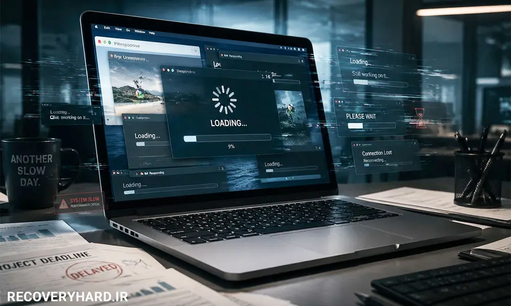 تعمیر و ریکاوری لپ تاپ با ارور Blue Page