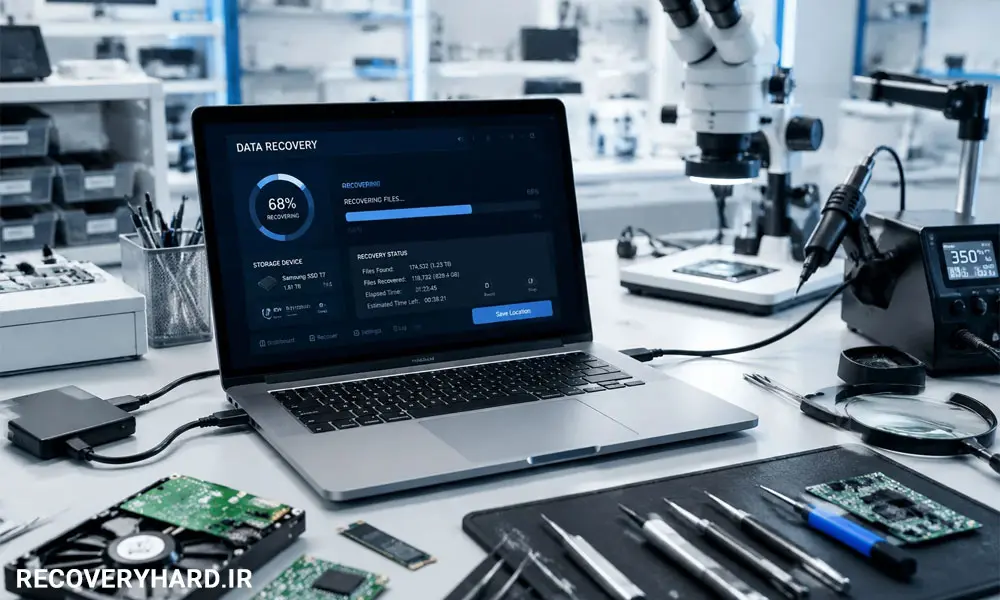 تعمیر و ریکاوری لپ تاپ با ارور Blue Page