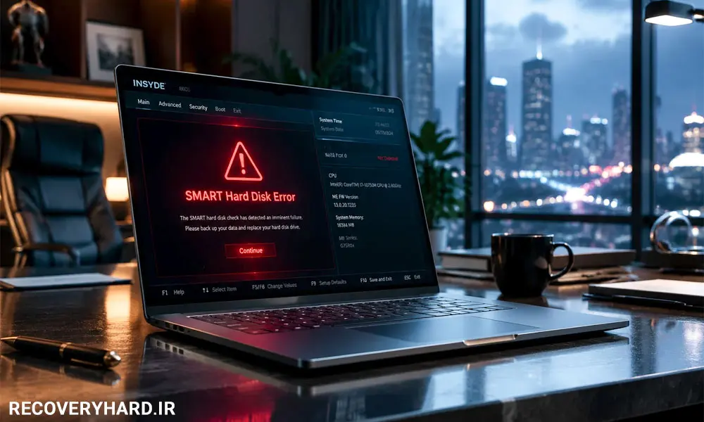 تعمیر و ریکاوری لپ تاپ با ارور SMART Hard Disk