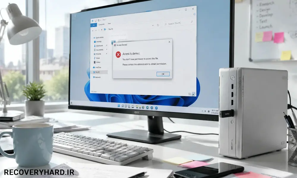 ریکاوری فلش با ارور Access Denied