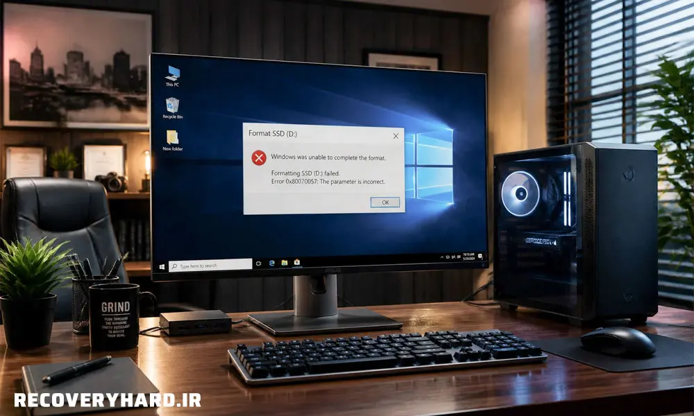 ریکاوری SSD با ارور فرمت