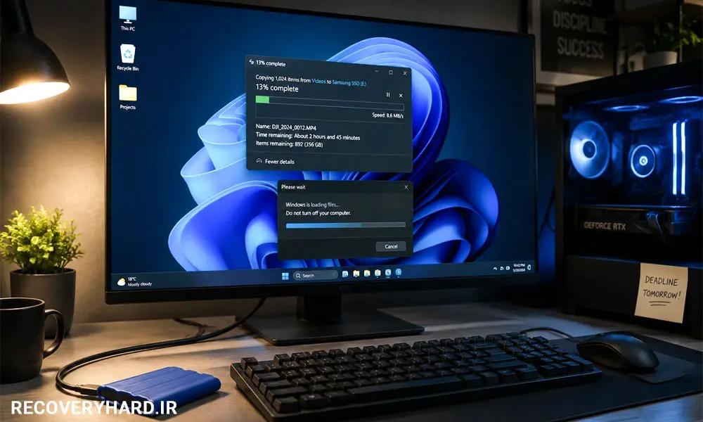 ریکاوری SSD با کندی سرعت