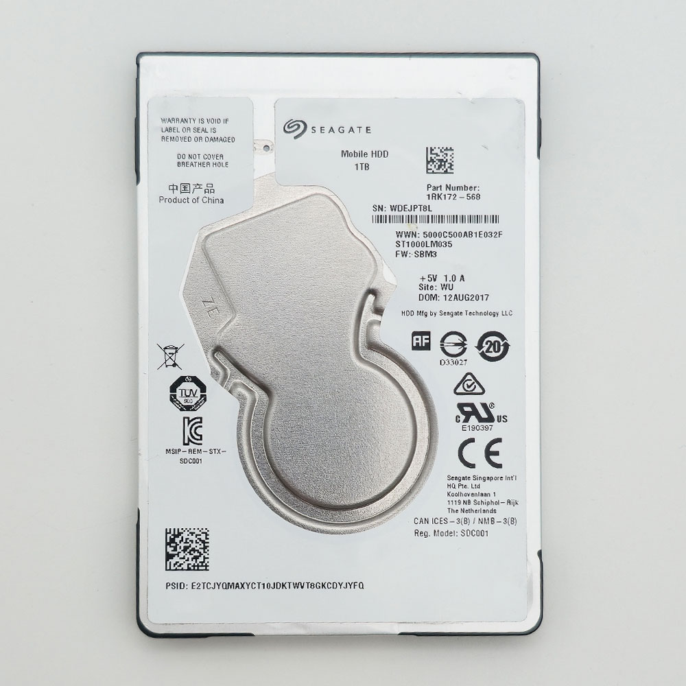 هارد دیسک اینترنال 2.5 اینچ SATA سیگیت ظرفیت 1 ترابایت هارد دیسک اینترنال 2.5 اینچ SATA سیگیت ظرفیت 1 ترابایت