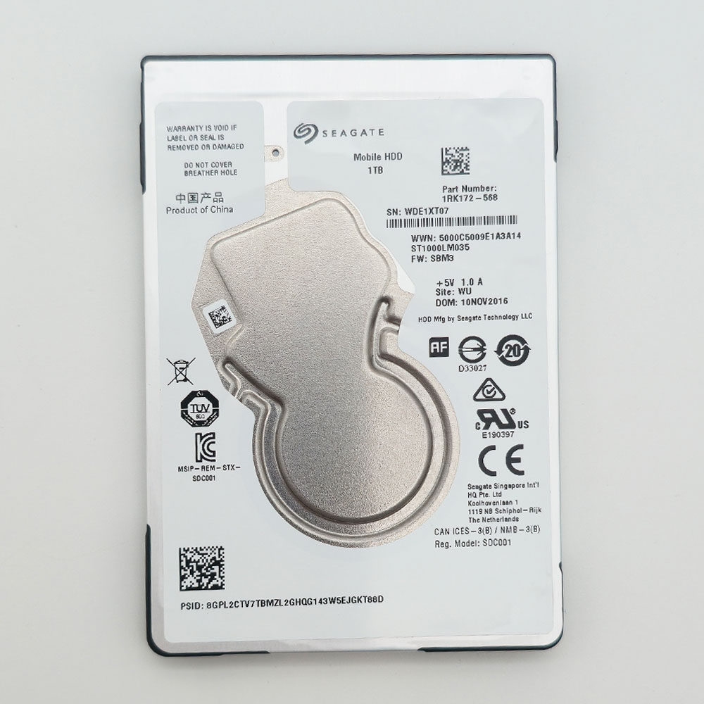 هارد دیسک اینترنال 2.5 اینچ SATA سیگیت ظرفیت 1 ترابایت هارد دیسک اینترنال 2.5 اینچ SATA سیگیت ظرفیت 1 ترابایت