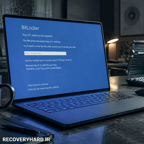 تعمیر و ریکاوری لپ تاپ با ارور BitLocker