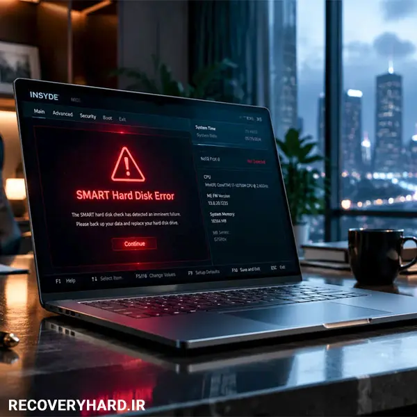 تعمیر و ریکاوری لپ تاپ با ارور SMART Hard Disk