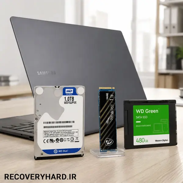 تعمیر و ریکاوری هارد لپتاپ سامسونگ SAMSUNG
