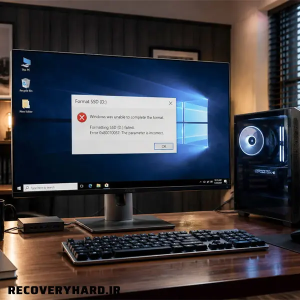 ریکاوری SSD با ارور فرمت
