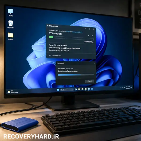 ریکاوری SSD با کندی سرعت