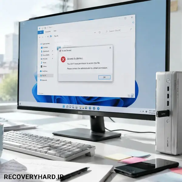 ریکاوری فلش با ارور Access Denied