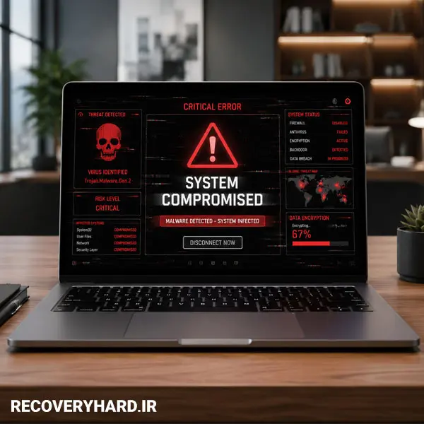 بازیابی فایل‌های مخفی شده توسط ویروس درلپ‌تاپ