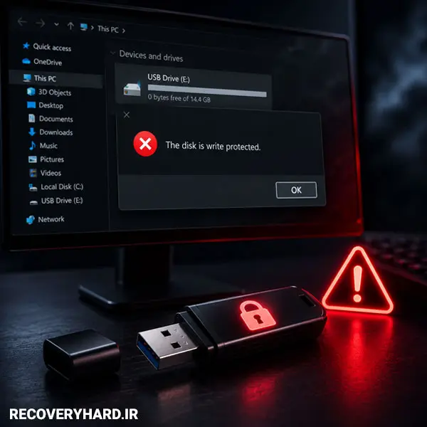 خطای Write Protect فلش مموری
