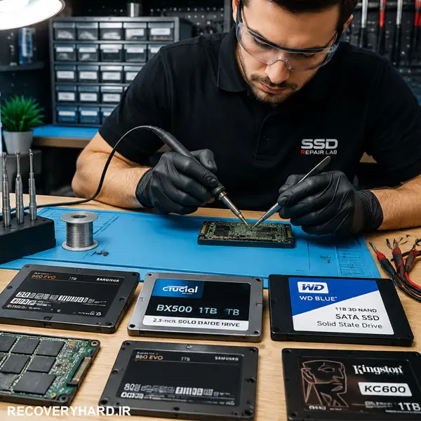 بازیابی سخت افزاری SSD؛