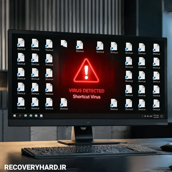 بازیابی هارد بعد از ویروس Shortcut